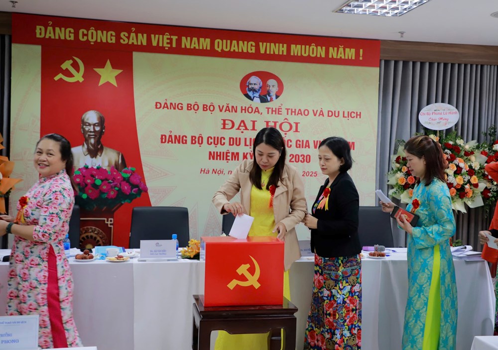 Cục Du lịch Quốc gia Việt Nam tổ chức thành công Đại hội Đảng bộ nhiệm kỳ 2025-2030 - ảnh 6