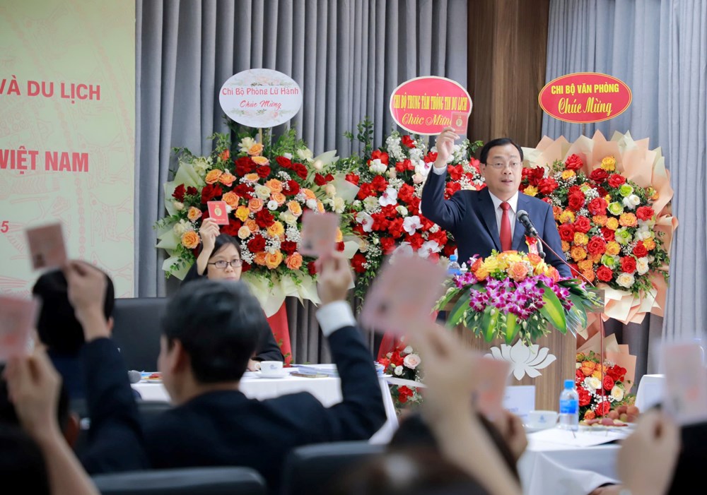Cục Du lịch Quốc gia Việt Nam tổ chức thành công Đại hội Đảng bộ nhiệm kỳ 2025-2030 - ảnh 5