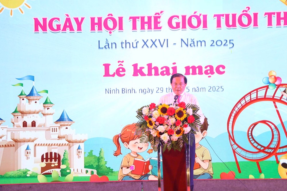 Khai mạc Ngày hội Thế giới tuổi thơ tại Ninh Bình - ảnh 1
