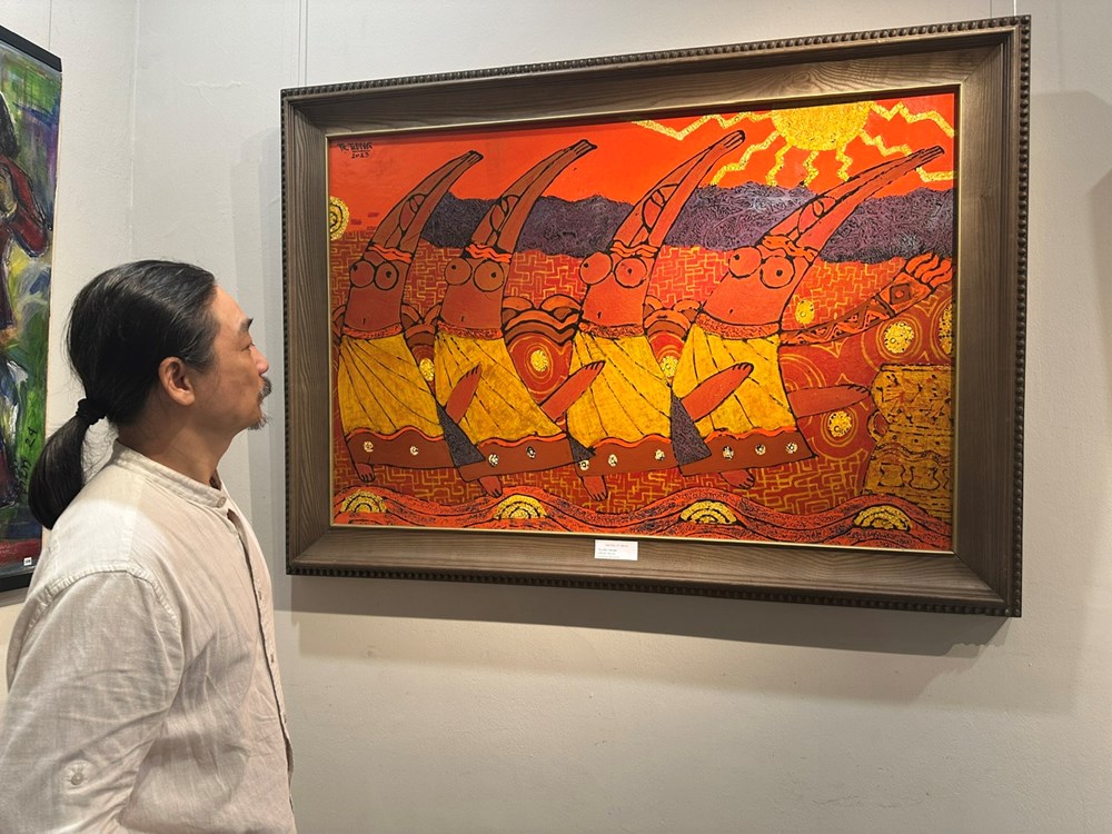 Họa sĩ Trương Trung và niềm đam mê sơn mài - ảnh 1