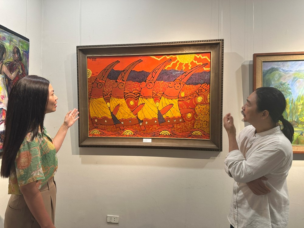 Họa sĩ Trương Trung và niềm đam mê sơn mài - ảnh 2
