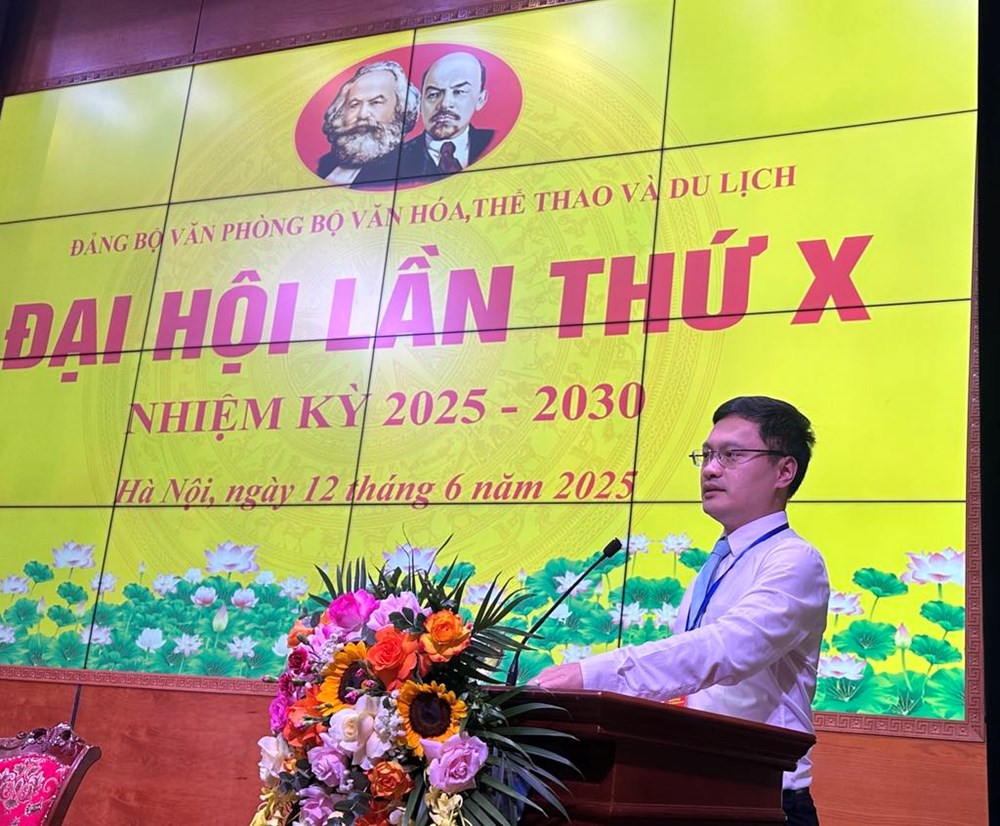 Đảng bộ Văn phòng Bộ VHTTDL tiếp tục một nhiệm kỳ thành công hơn nữa - ảnh 3
