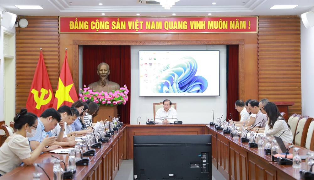 Khẩn trương triển khai các nhiệm vụ theo kế hoạch tổ chức Triển lãm thành tựu kinh tế - xã hội nhân dịp kỷ niệm 80 năm Ngày Quốc khánh - ảnh 2