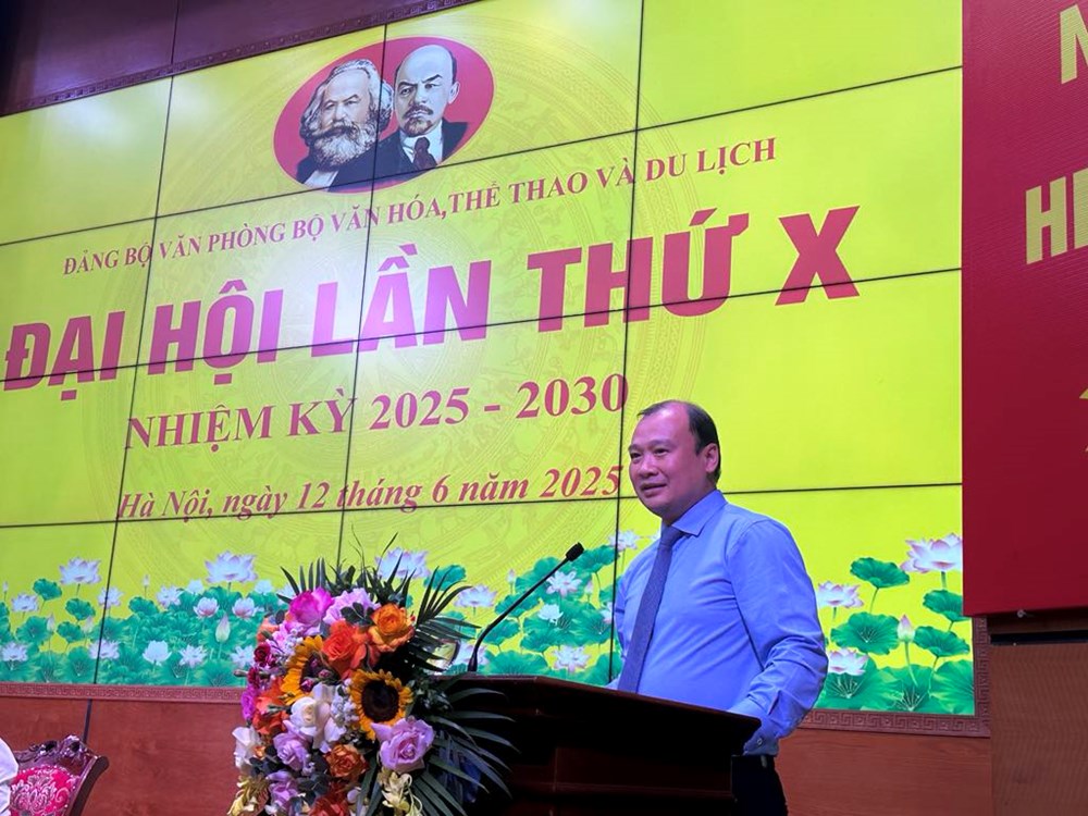 Đảng bộ Văn phòng Bộ VHTTDL tiếp tục một nhiệm kỳ thành công hơn nữa - ảnh 1