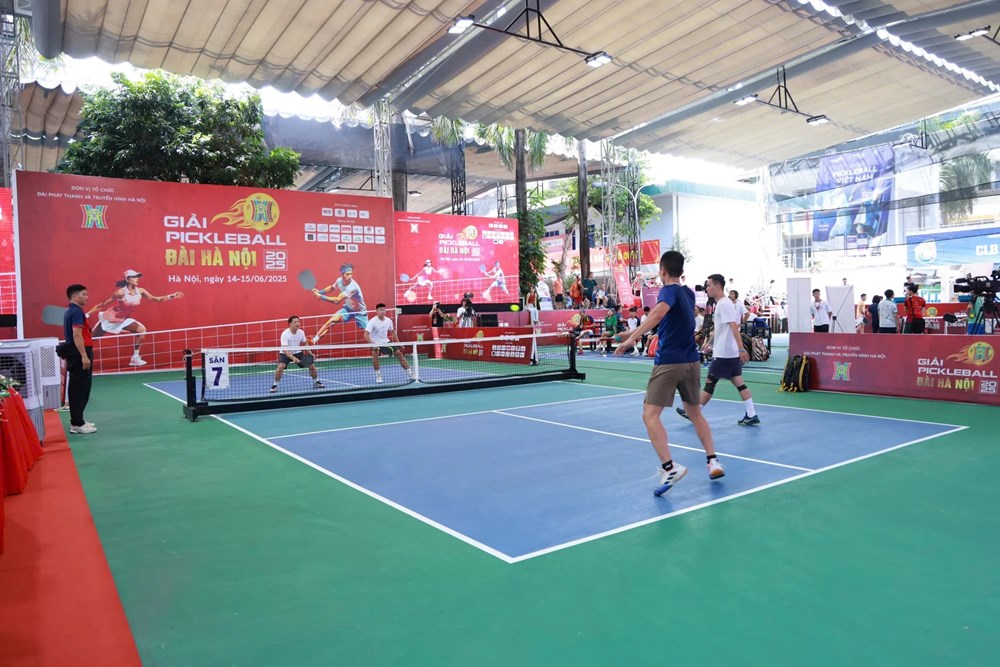 640 vận động viên tranh tài tại Giải Pikleball Đài Hà Nội năm 2025 - ảnh 2