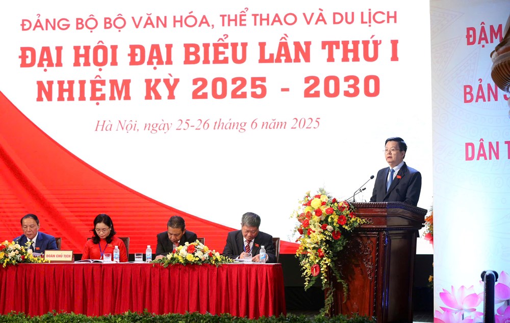 Bộ trưởng Nguyễn Văn Hùng được chỉ định giữ chức Bí thư Đảng ủy Bộ VHTTDL nhiệm kỳ 2025- 2030 - ảnh 1