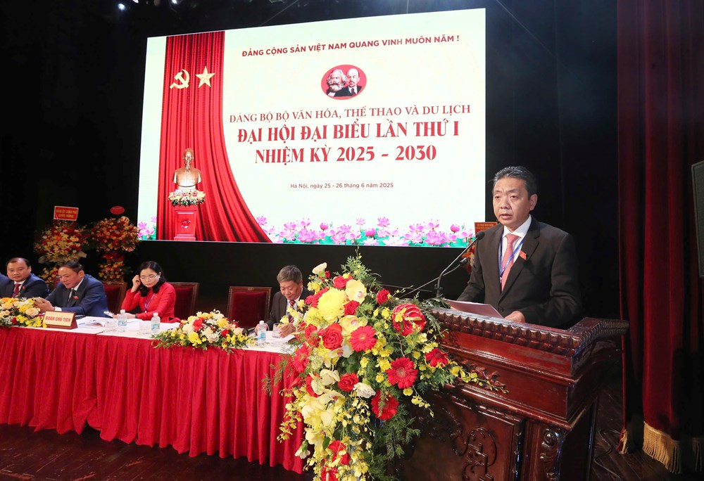 Bộ trưởng Nguyễn Văn Hùng được chỉ định giữ chức Bí thư Đảng ủy Bộ VHTTDL nhiệm kỳ 2025- 2030 - ảnh 6