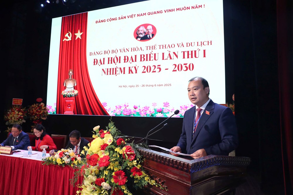 Bộ trưởng Nguyễn Văn Hùng được chỉ định giữ chức Bí thư Đảng ủy Bộ VHTTDL nhiệm kỳ 2025- 2030 - ảnh 4