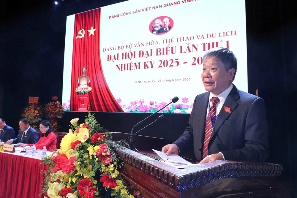 Bộ trưởng Nguyễn Văn Hùng được chỉ định giữ chức Bí thư Đảng ủy Bộ VHTTDL nhiệm kỳ 2025- 2030 - ảnh 8