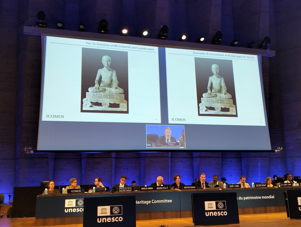 Danh thắng Yên Tử- Vĩnh Nghiêm- Côn Sơn- Kiếp Bạc được UNESCO ghi danh vào Danh mục Di sản văn hóa thế giới - ảnh 1