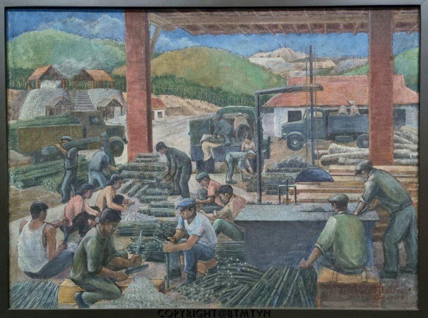 80 tác phẩm mỹ thuật tiêu biểu khắc họa sinh động chân dung những người con ưu tú của Tổ quốc - ảnh 2