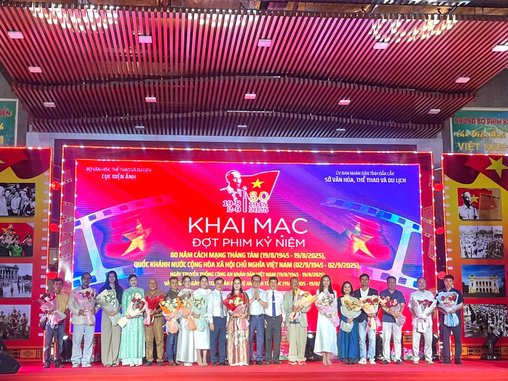 Khai mạc Tuần phim kỷ niệm Quốc khánh 2.9 tại Đắk Lắk - ảnh 1