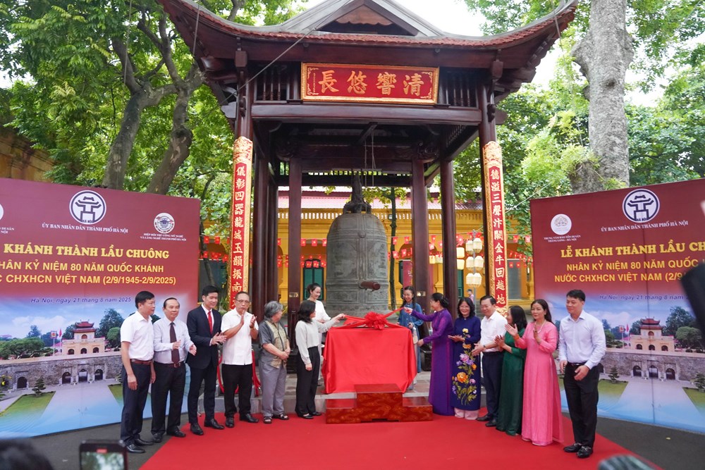 Khánh thành lầu chuông tại Hoàng thành Thăng Long - Hà Nội - ảnh 2