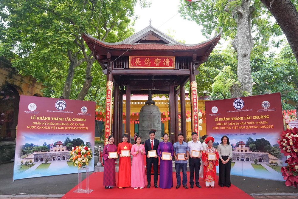 Khánh thành lầu chuông tại Hoàng thành Thăng Long - Hà Nội - ảnh 3