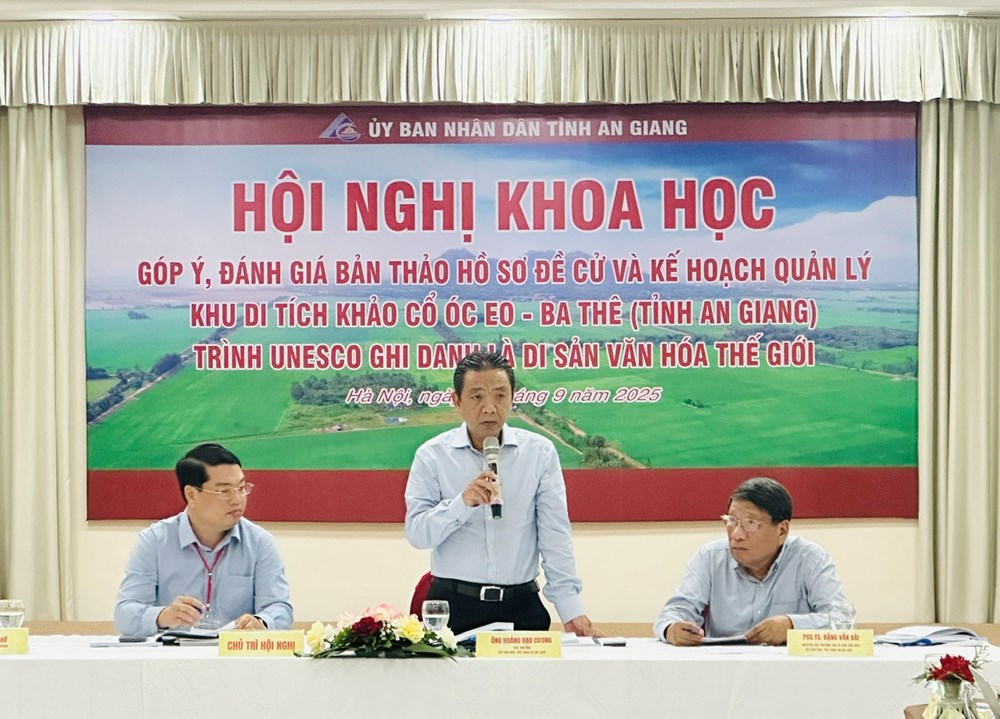 Di tích quốc gia đặc biệt Óc Eo- Ba Thê hướng tới Di sản văn hóa thế giới - ảnh 1
