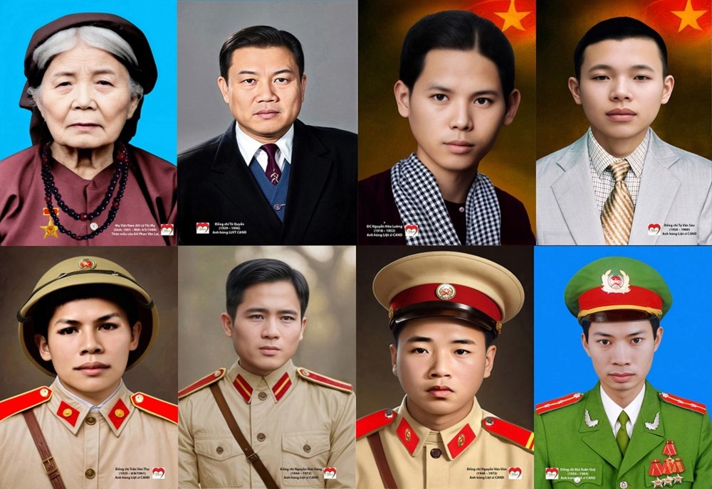 Trao tặng 8 di ảnh Anh hùng Liệt sĩ Công an Nhân dân - ảnh 2
