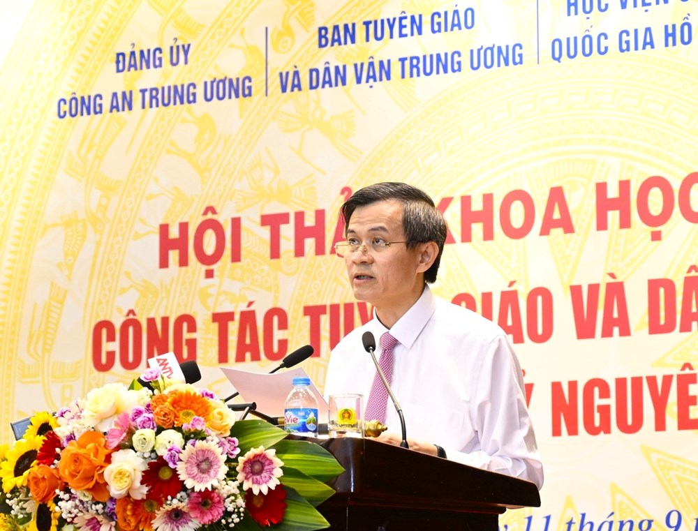 Công tác tuyên giáo và dân vận của Đảng phải đột phá trong tư duy, nhận thức và hành động  - ảnh 5