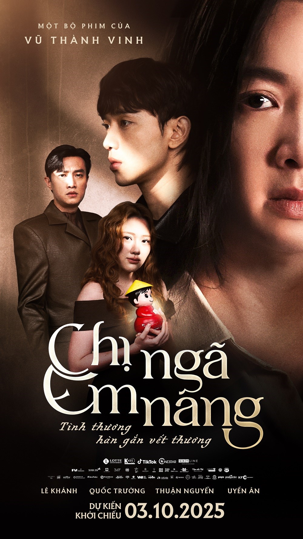 Diễn cảnh tình tứ với Quốc Trường, Lê Khánh bất ngờ gọi điện “báo cáo” chồng - ảnh 2