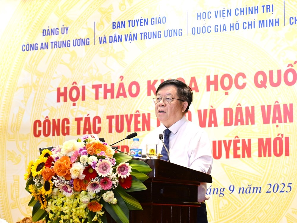 Công tác tuyên giáo và dân vận của Đảng phải đột phá trong tư duy, nhận thức và hành động  - ảnh 1