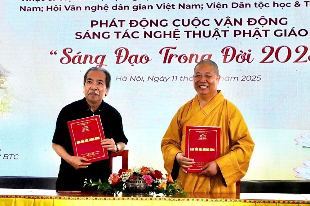 “Sáng đạo trong đời” – Hành trình lan tỏa ánh sáng Phật pháp bằng nghệ thuật - ảnh 3
