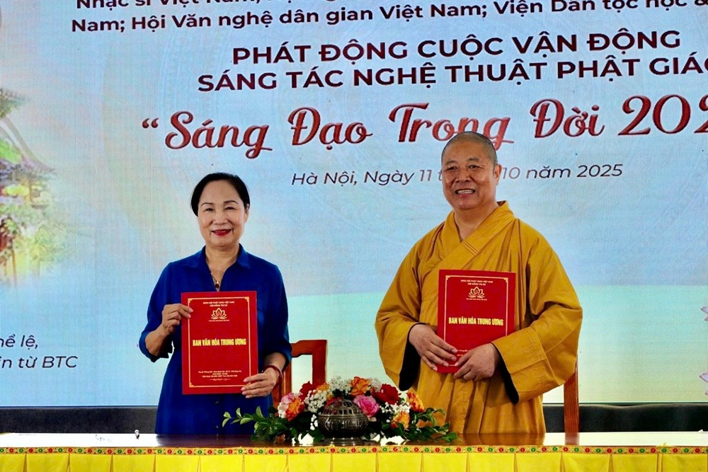 “Sáng đạo trong đời” – Hành trình lan tỏa ánh sáng Phật pháp bằng nghệ thuật - ảnh 4
