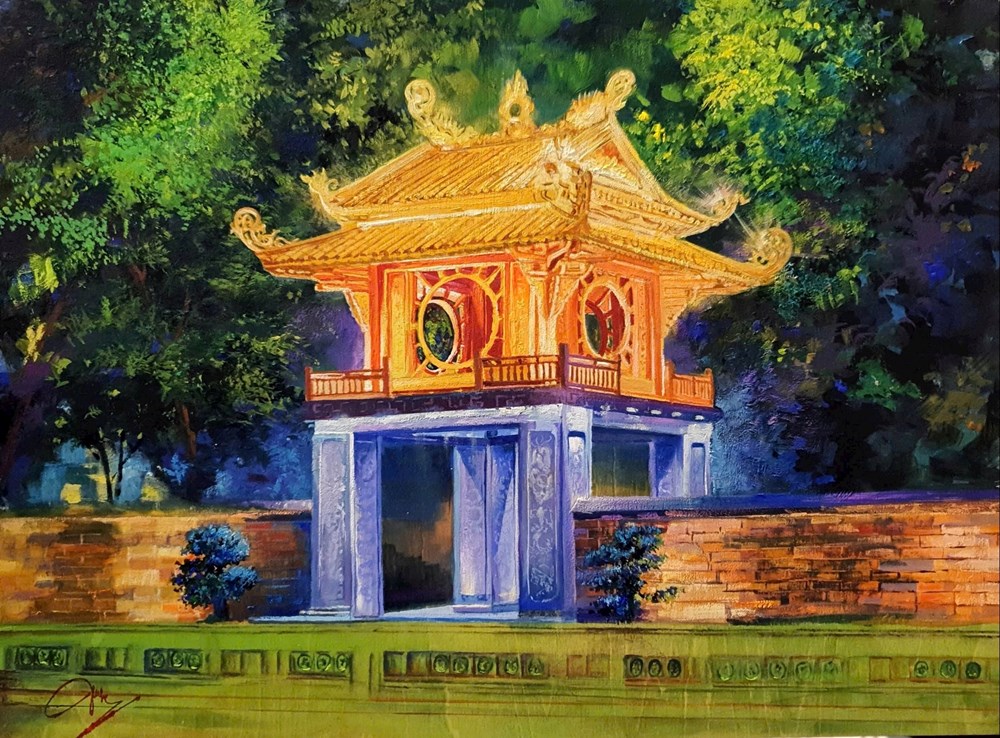 Sắc màu trẻ trung của Hà Nội qua triển lãm “Hà Nội thanh tân” - ảnh 6