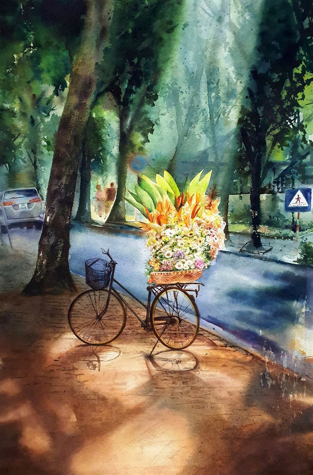 Sắc màu trẻ trung của Hà Nội qua triển lãm “Hà Nội thanh tân” - ảnh 7