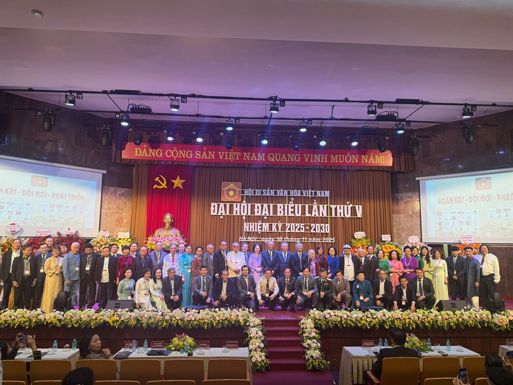 PGS.TS Đỗ Văn Trụ tái đắc cử Chủ tịch Hội Di sản Văn hóa Việt Nam nhiệm kỳ 2025-2030 - ảnh 3