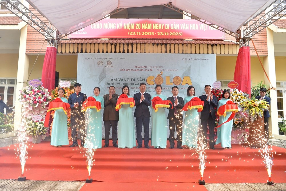 “Âm vang di sản” tôn vinh sắc màu văn hóa phi vật thể Cổ Loa - ảnh 1