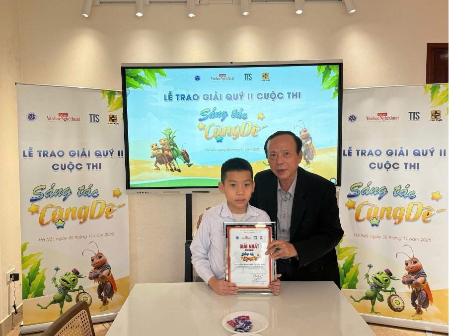 Vinh danh những cây bút "nhí" xuất sắc qua Cuộc thi “Sáng tác cùng Dế”  - ảnh 5