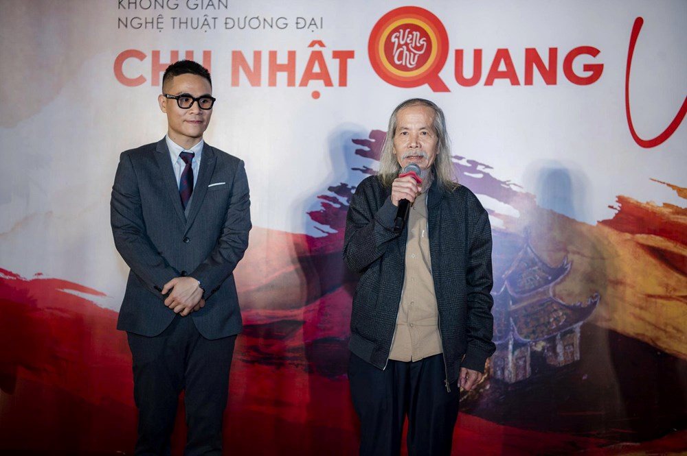 Không gian nghệ thuật của Chu Nhật Quang gây chú ý với tranh sơn mài tiền tỉ - ảnh 2