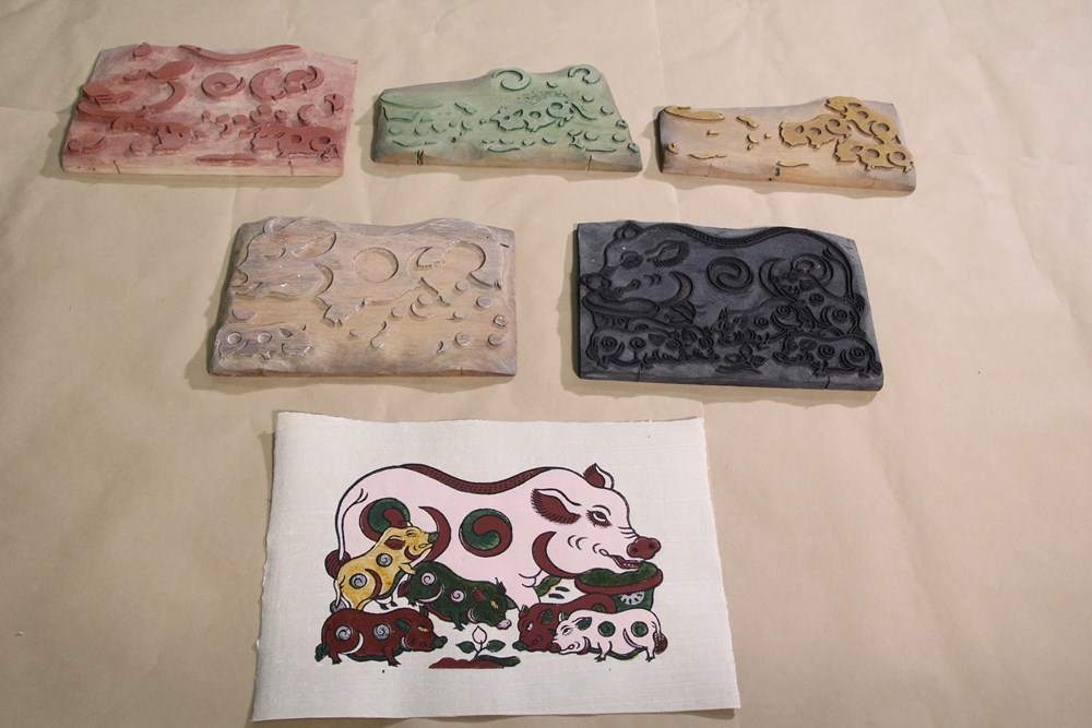 Nghề làm tranh dân gian Đông Hồ là Di sản văn hóa phi vật thể cần bảo vệ khẩn cấp của UNESCO - ảnh 5