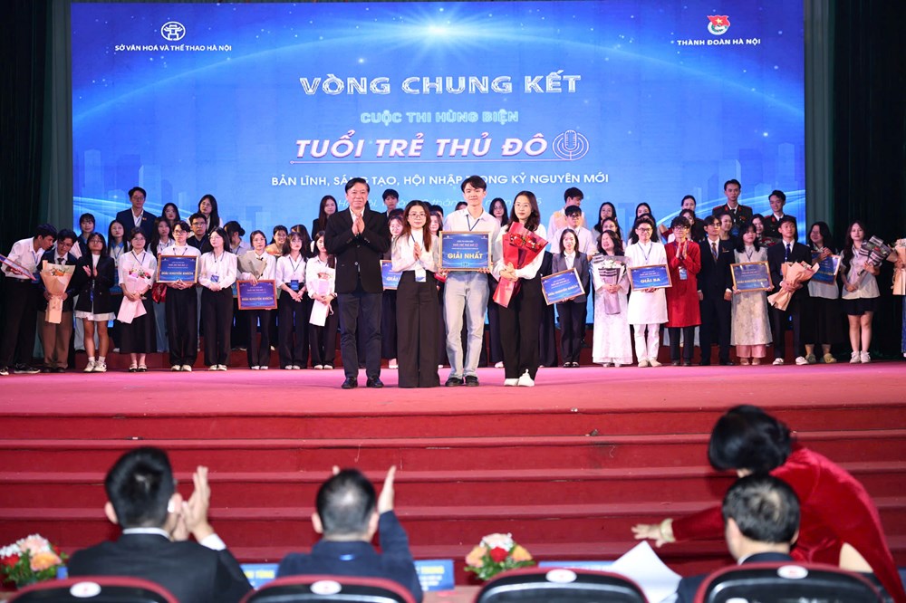 Tuổi trẻ Thủ đô cất tiếng nói trách nhiệm tại Chung kết Cuộc thi Hùng biện 2025 - ảnh 7