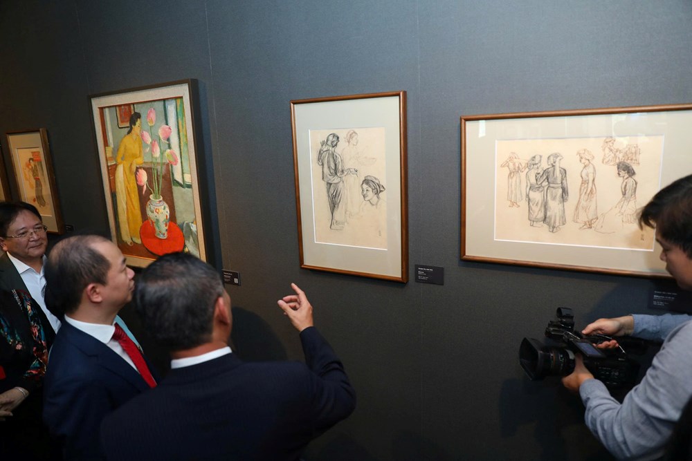 Lần đầu tiên giới thiệu không gian trưng bày chuyên đề về danh hoạ Tô Ngọc Vân - ảnh 4