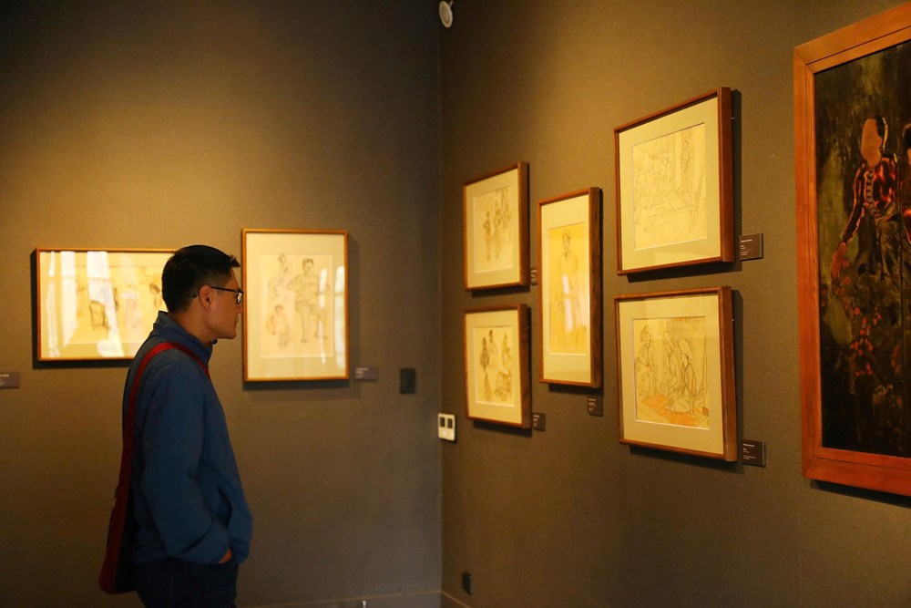 Lần đầu tiên giới thiệu không gian trưng bày chuyên đề về danh hoạ Tô Ngọc Vân - ảnh 3