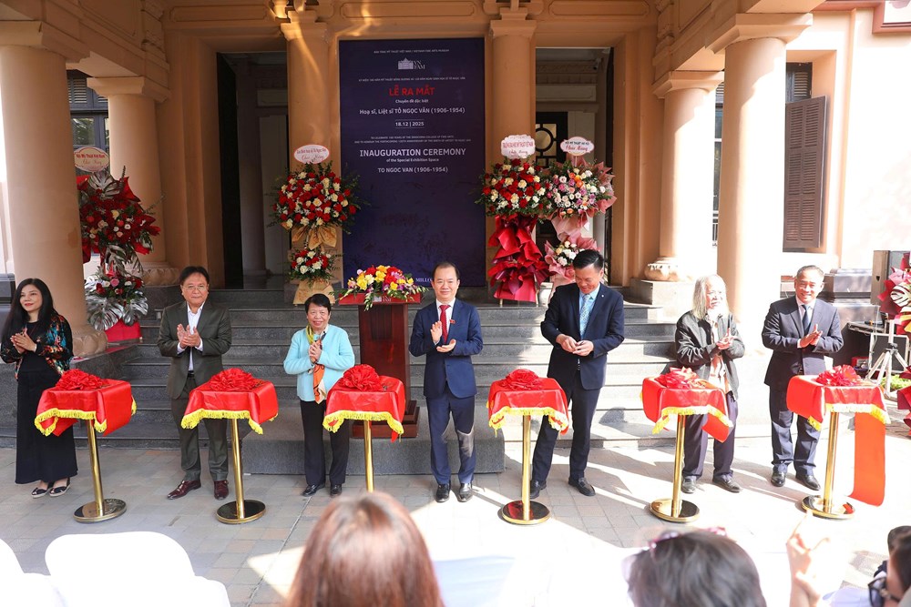 Lần đầu tiên giới thiệu không gian trưng bày chuyên đề về danh hoạ Tô Ngọc Vân - ảnh 1