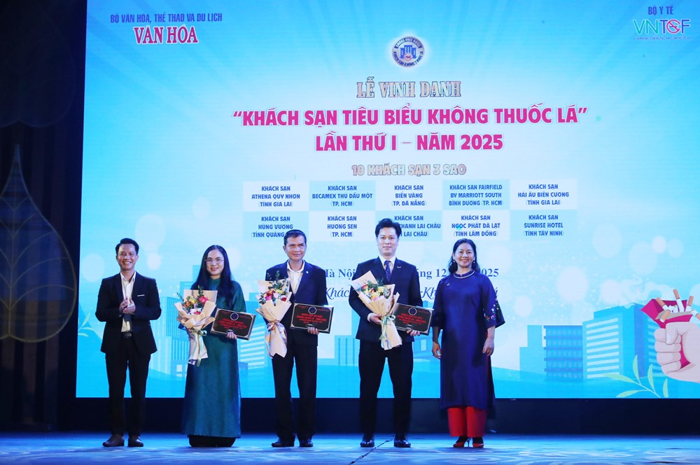 Vinh danh 44 khách sạn tiêu biểu không thuốc lá - ảnh 6