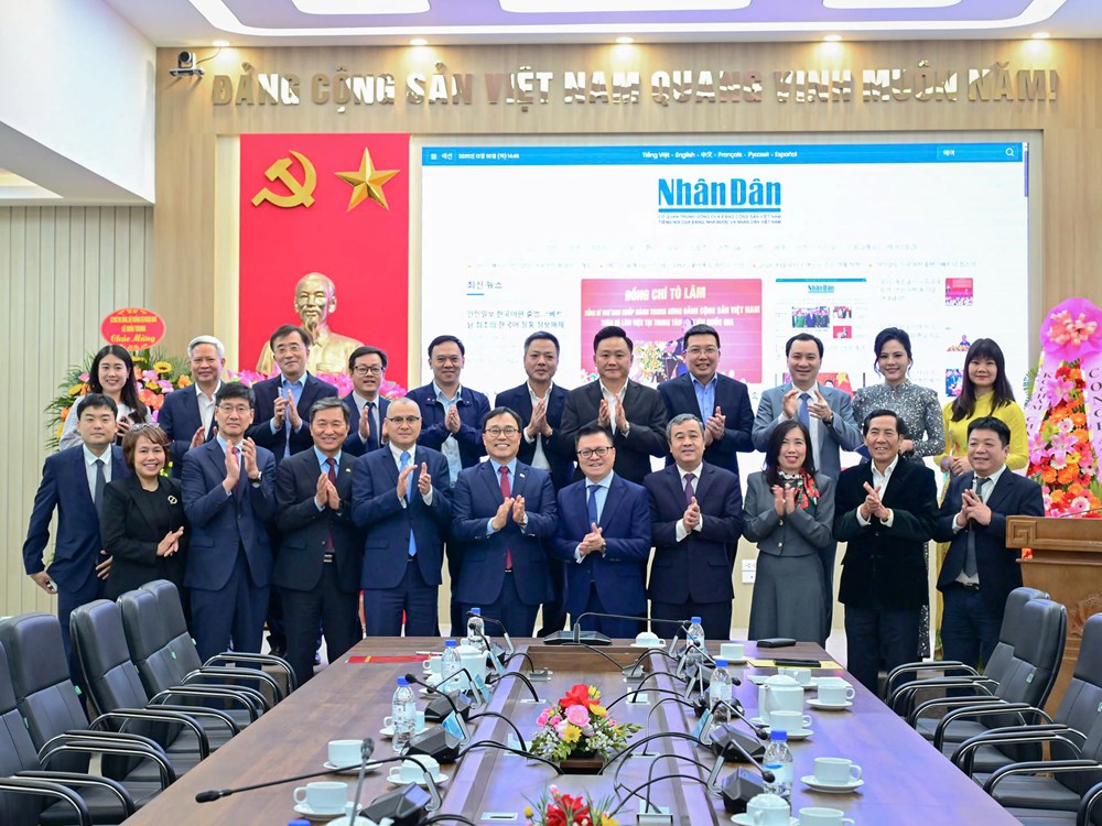 Khai trương trang Nhân Dân điện tử tiếng Hàn Quốc - ảnh 6