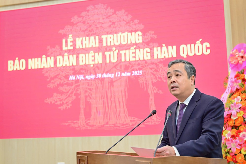 Khai trương trang Nhân Dân điện tử tiếng Hàn Quốc - ảnh 2