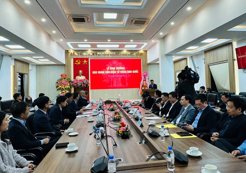 Khai trương trang Nhân Dân điện tử tiếng Hàn Quốc - ảnh 5