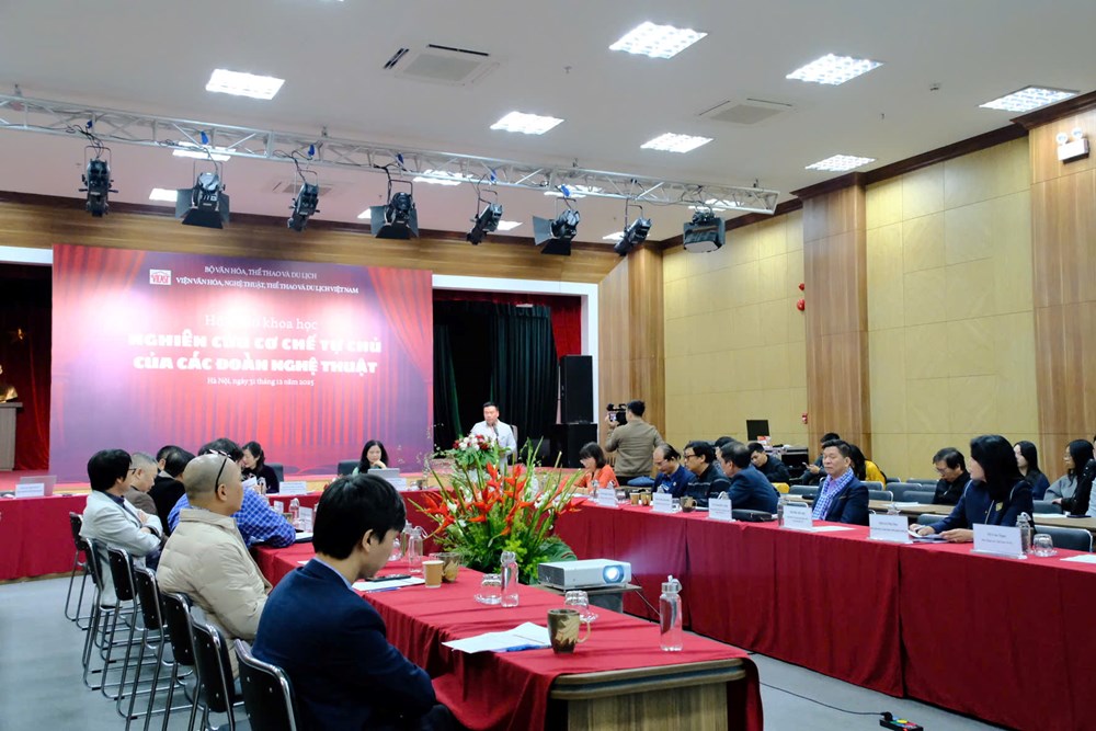 Hoàn thiện cơ chế tự chủ tại các đơn vị nghệ thuật công lập - ảnh 1