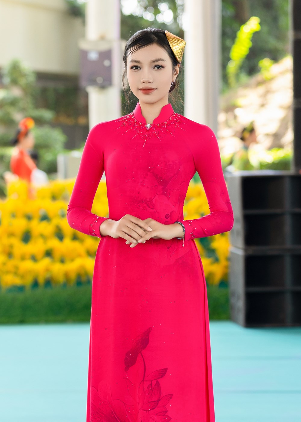 “Sắc Sen miền di sản” tôn vinh vẻ đẹp của áo dài Việt - ảnh 4