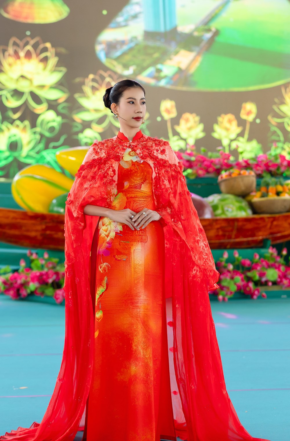 “Sắc Sen miền di sản” tôn vinh vẻ đẹp của áo dài Việt - ảnh 8