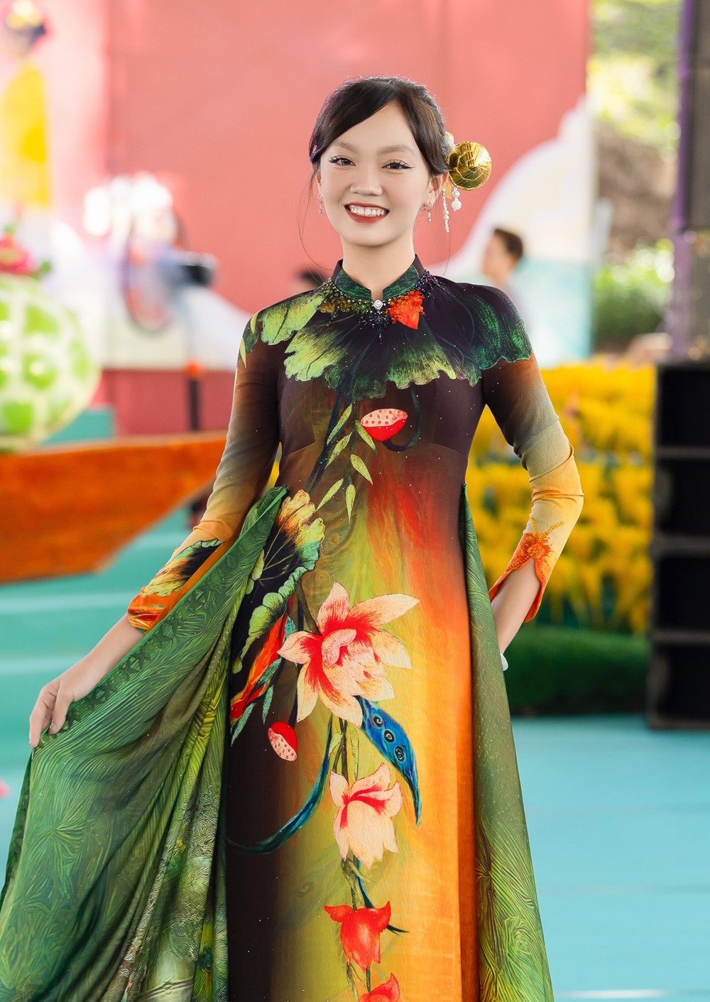 “Sắc Sen miền di sản” tôn vinh vẻ đẹp của áo dài Việt - ảnh 5