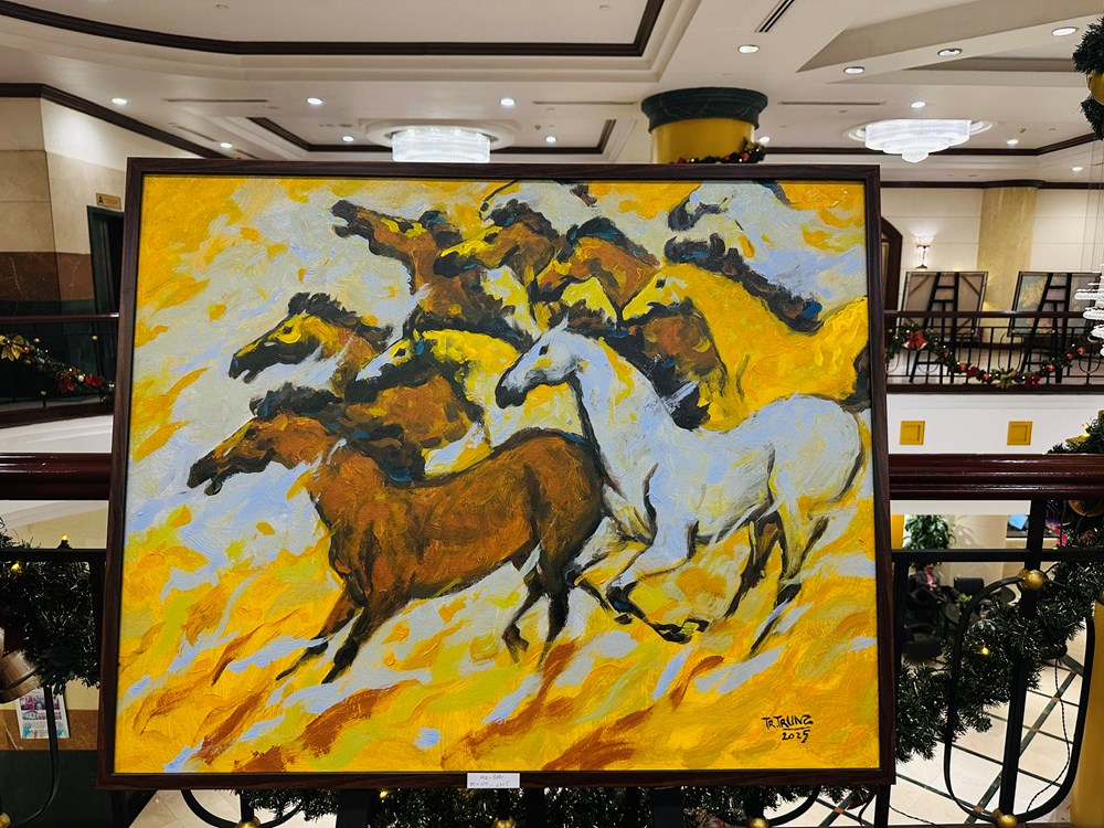 “Mã đáo” – hành trình hội họa về khát vọng, bền bỉ và sức mạnh tinh thần - ảnh 4