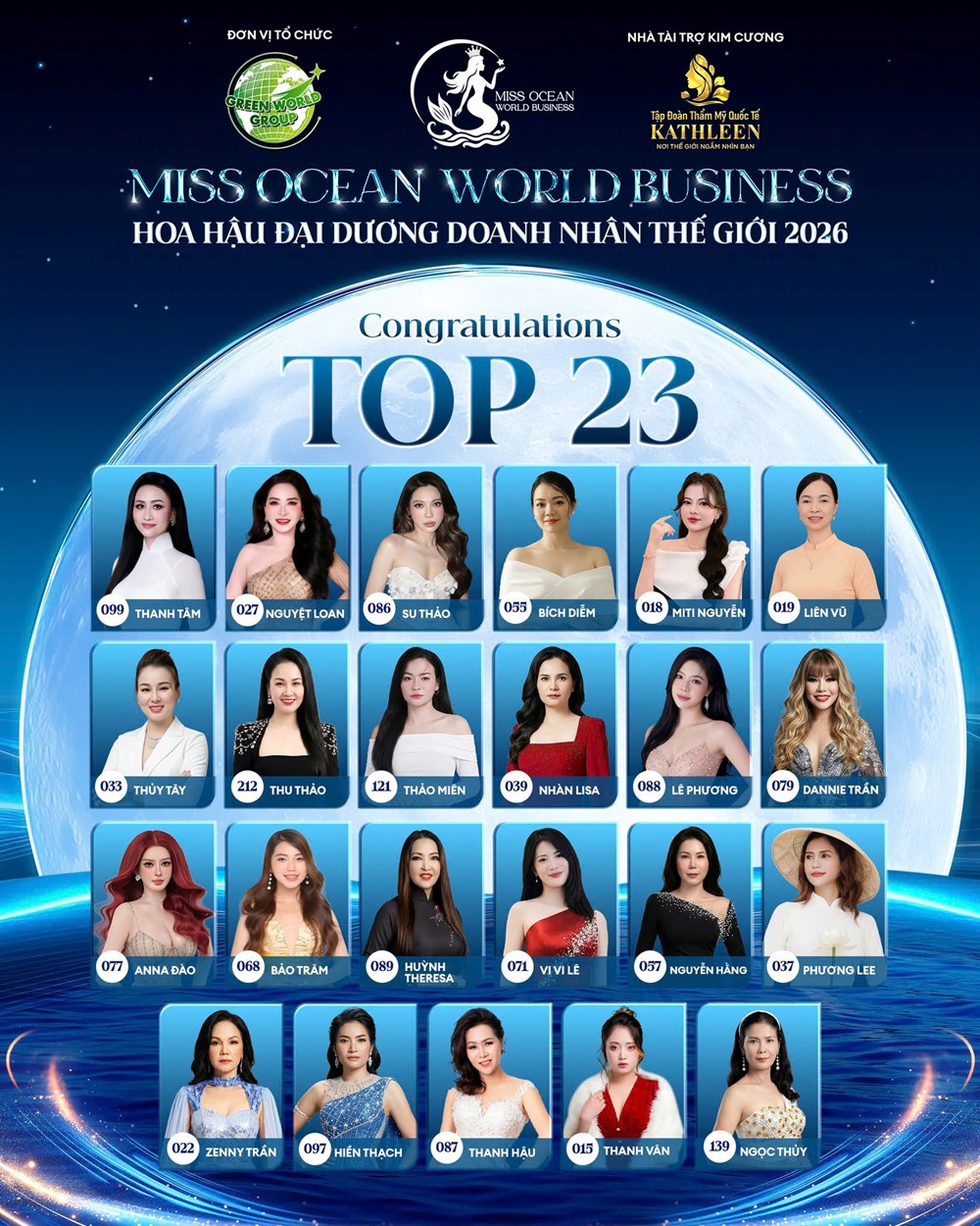 23 thí sinh làm “nóng” cuộc thi Hoa hậu Đại dương Doanh nhân Thế giới 2026 - ảnh 1