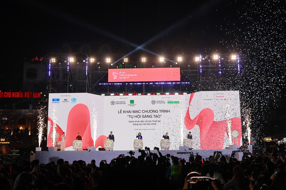 Khai mạc Chương trình “Tụ hội Sáng tạo - Hành trình đến Lễ hội Thiết kế Sáng tạo Hà Nội 2026” - ảnh 3