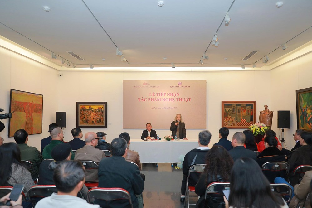 Bảo tàng Mỹ thuật Việt Nam tiếp nhận gần 1.000 tác phẩm mỹ thuật độc bản - ảnh 4