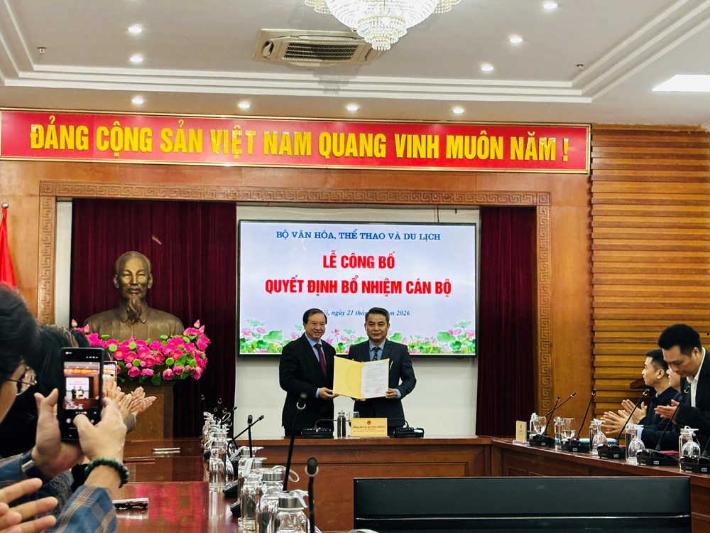 Bộ VHTTDL bổ nhiệm lãnh đạo ba đơn vị trực thuộc - ảnh 3