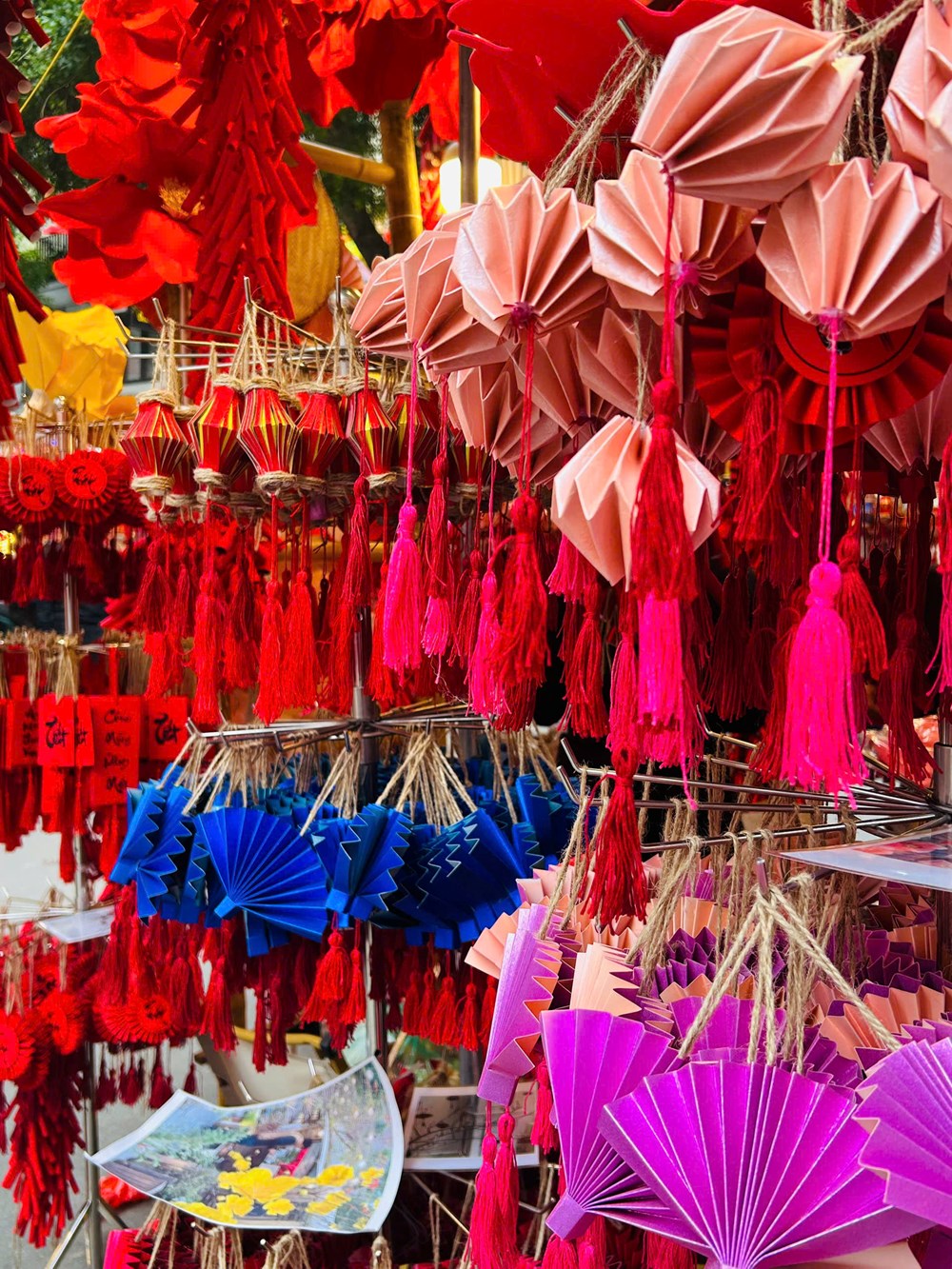 Chưa khai mạc nhưng Chợ hoa Xuân Phố cổ 2026 đã tấp nập du khách - ảnh 25